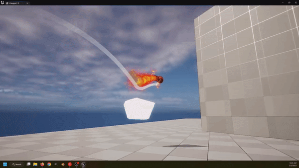 The firework powerup.