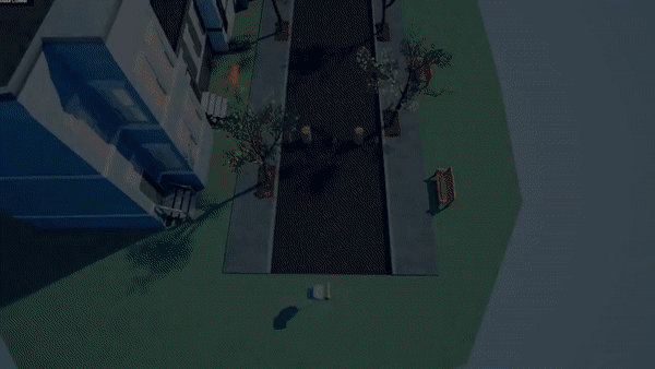 Cinematic of an example level.